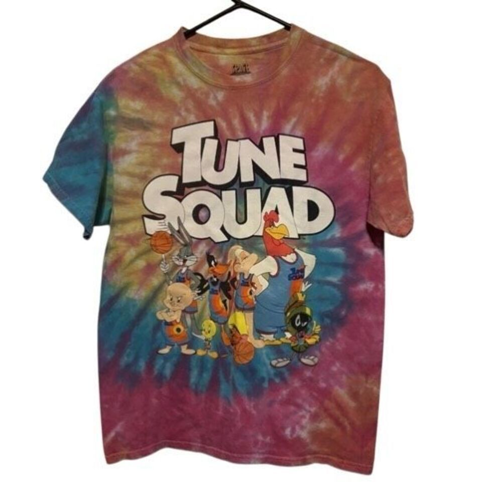 Space Jam Tune Squad Size Medium Tie-Dye T-Shirt